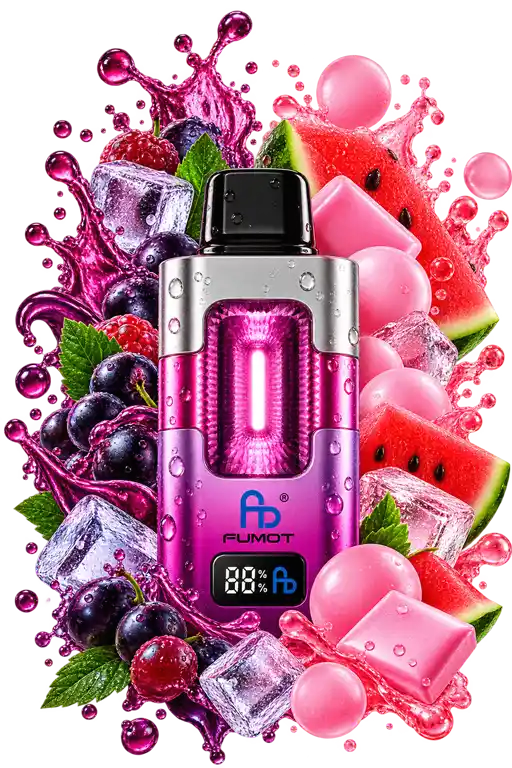 Fumot Eco 2in1 50000 Vape mit Vimto, Watermelon und Bubblegum Geschmack – 50K Modell von Fumot