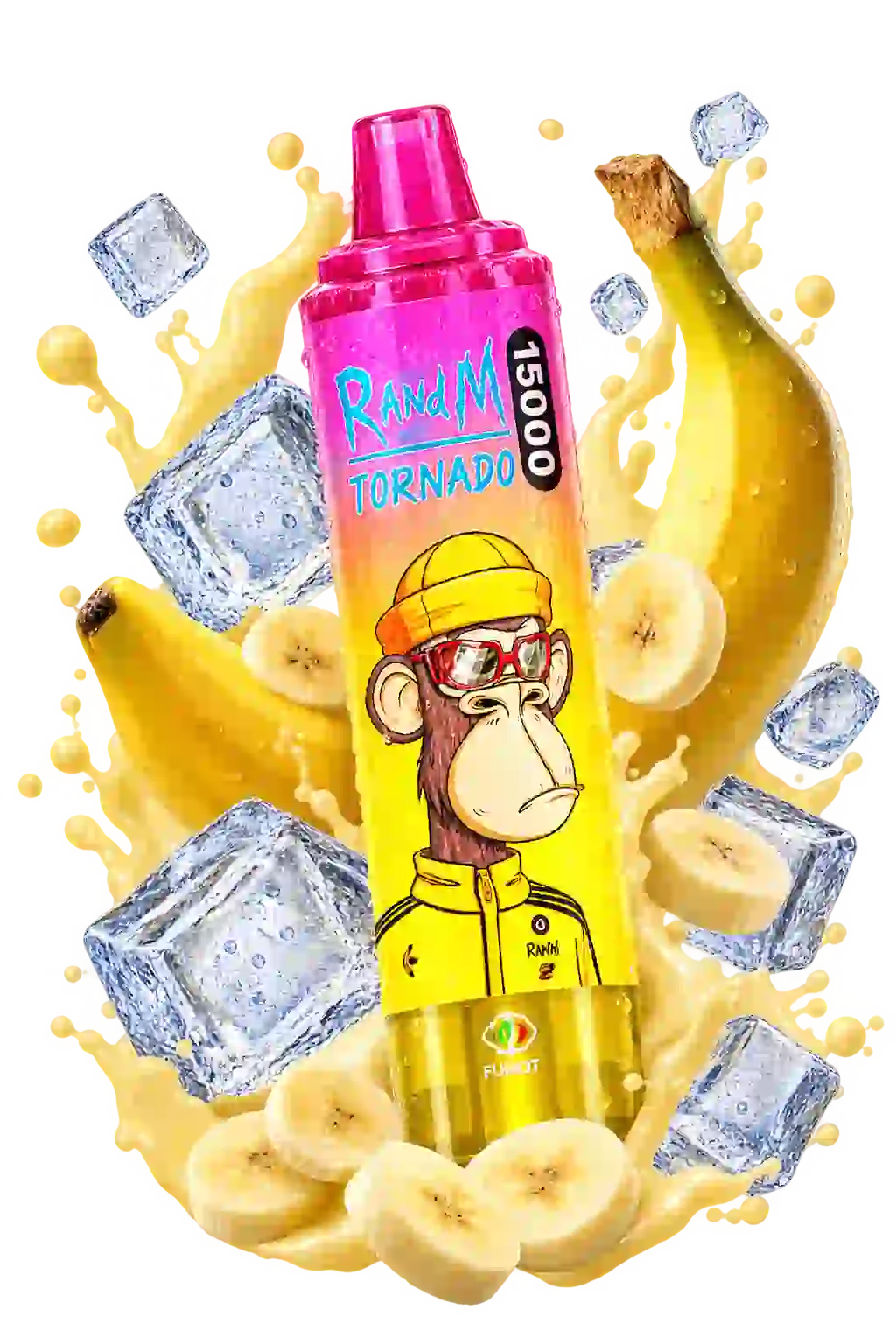 RandM Tornado 15000 Banana Ice – 15K Vape mit Bananen- und Ice-Geschmack