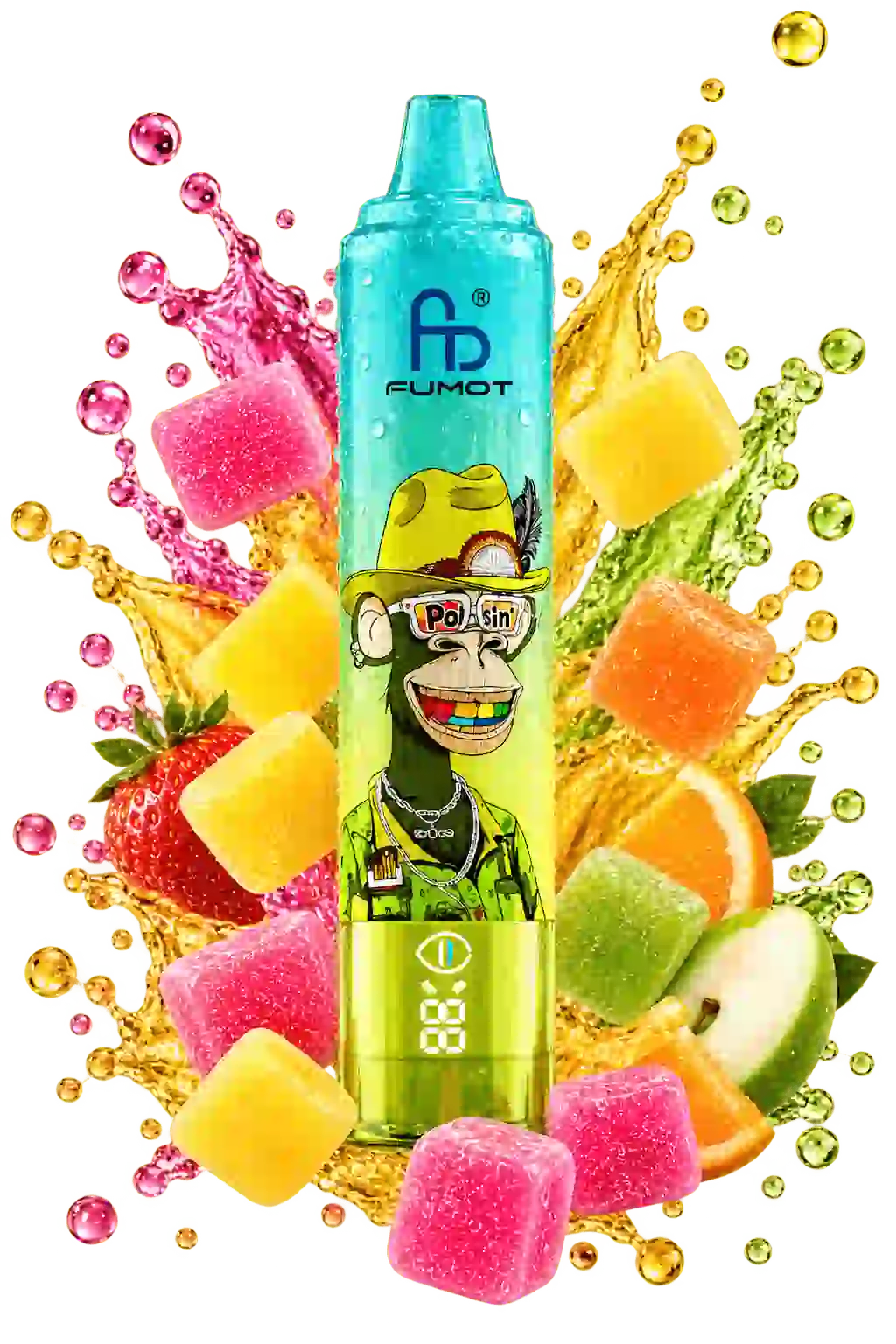 RandM Tornado 15000 Juicy Fruit Gum Vape – FUMOT Modell