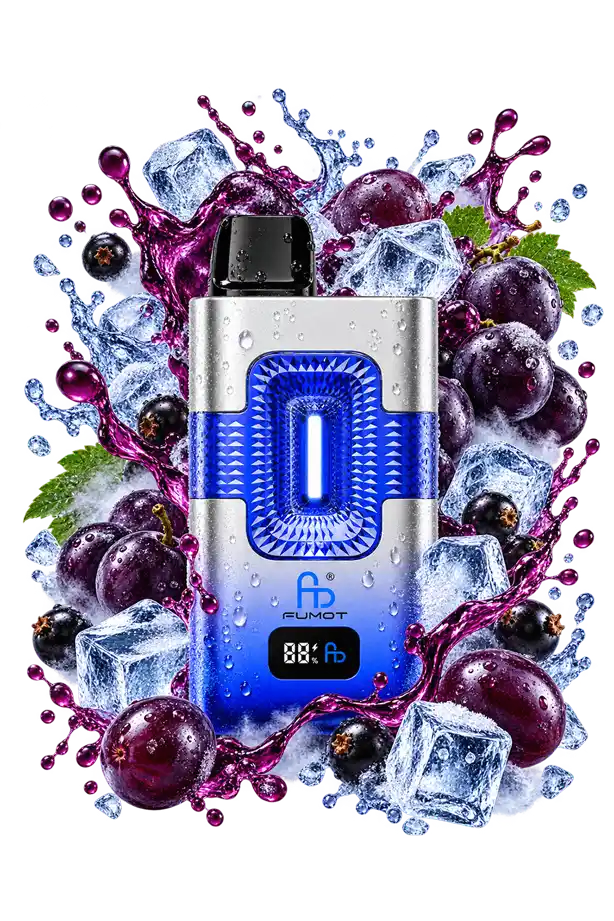 Fumot Eco 2in1 50000 Black Ice & Grape Ice mit zwei Geschmacksrichtungen