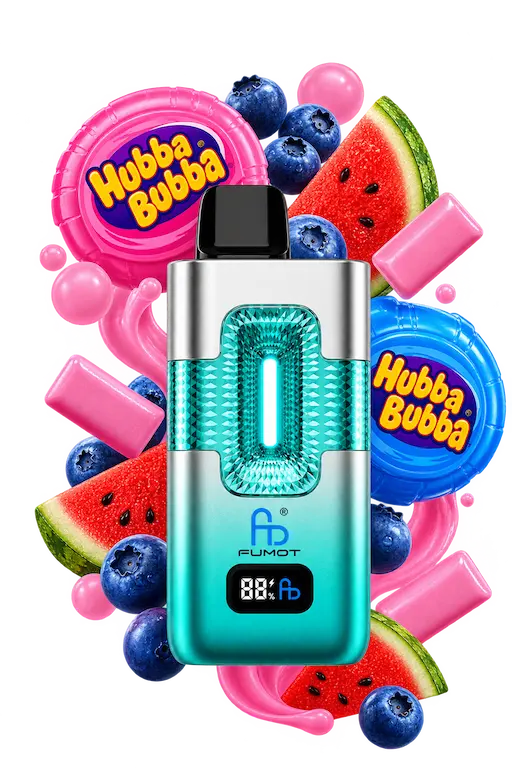 Fumot ECO 2in1 50000 Hubba Bubba Blueberry Watermelon mit Blaubeer- und Wassermelonen-Geschmacksrichtung