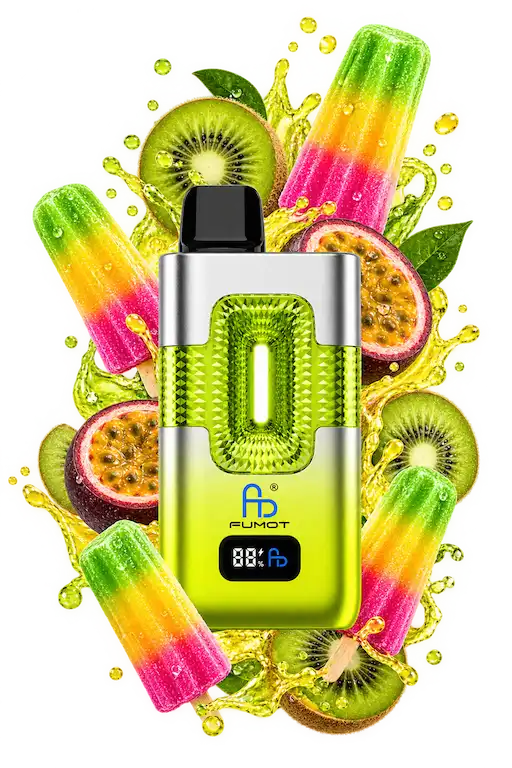 Fumot ECO 2in1 50000 Ice Pop & Kiwi Passion Fruit Guava mit fruchtigem Ice-Pop-Aroma und tropischer Kiwi-Passionsfrucht-Guave-Kombination