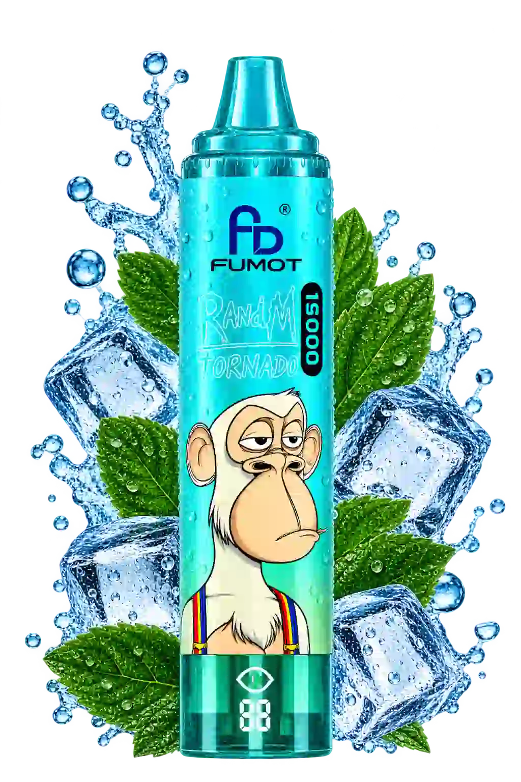 RandM Tornado 15000 Cool Mint Vape – FUMOT 15K Modell mit Minzgeschmack