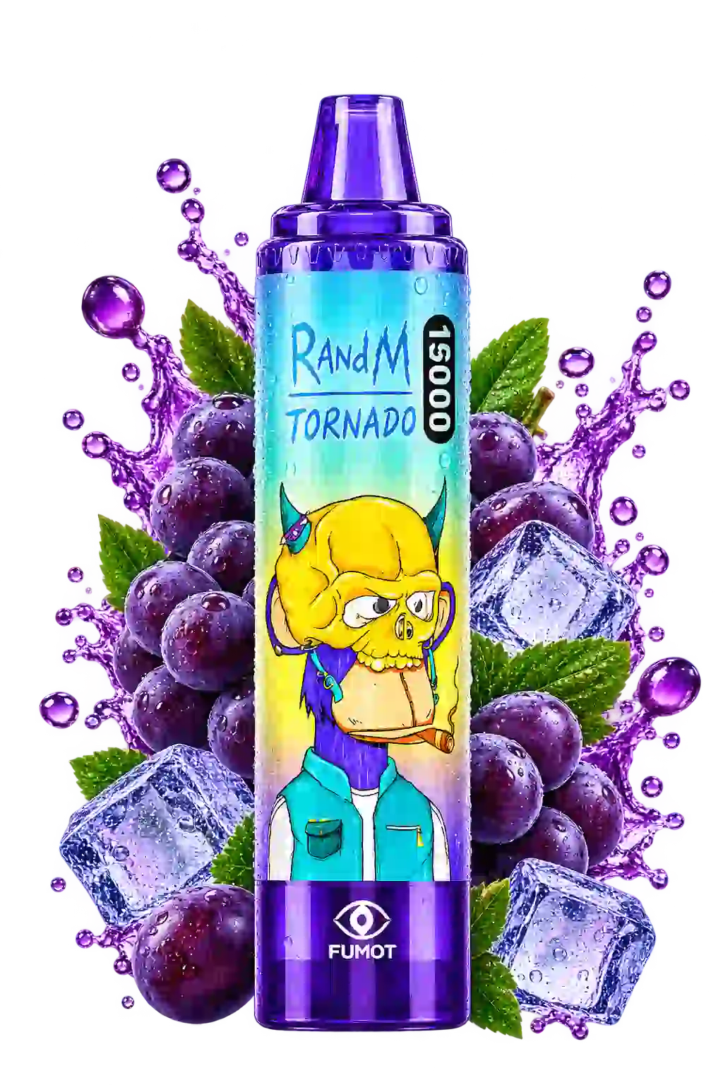 RandM Tornado 15000 Grape Ice Vape – 15K Modell mit Trauben- und Ice-Geschmack