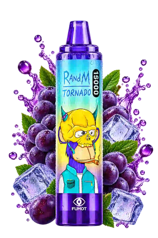 RandM Tornado 15000 Grape Ice Vape – 15K Modell mit Trauben- und Ice-Geschmack