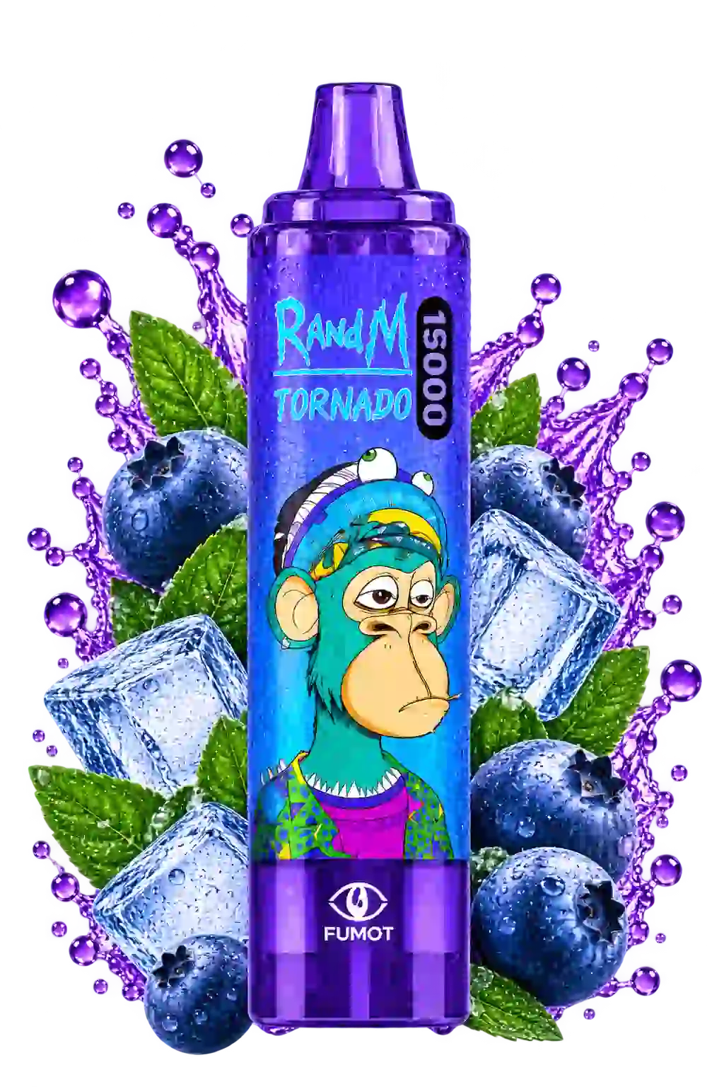 RandM Tornado 15000 Huckleberry Vape – 15K Modell mit Huckleberry-Geschmack