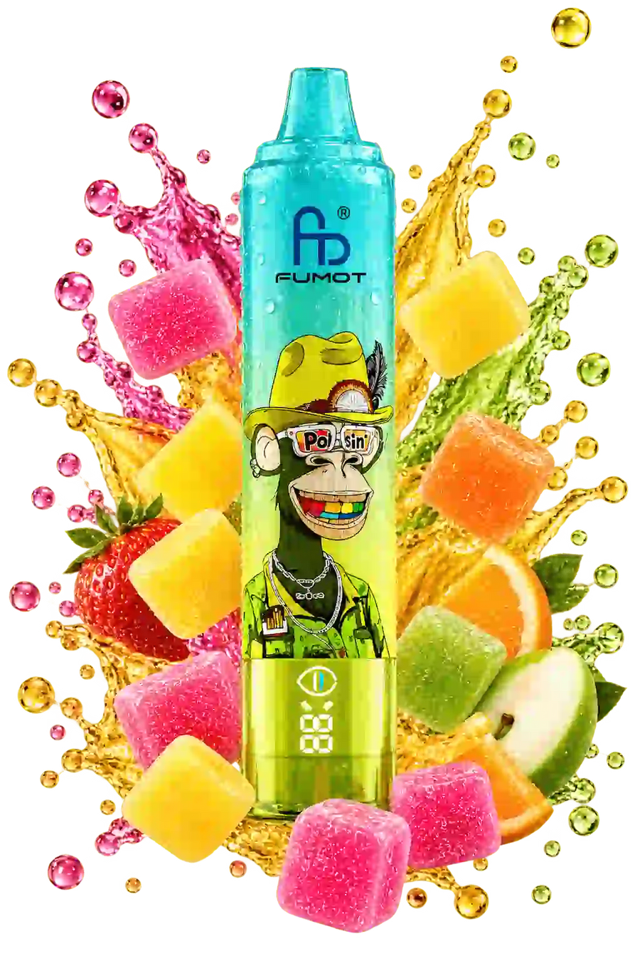 RandM Tornado 15000 Juicy Fruit Gum Vape – FUMOT Modell