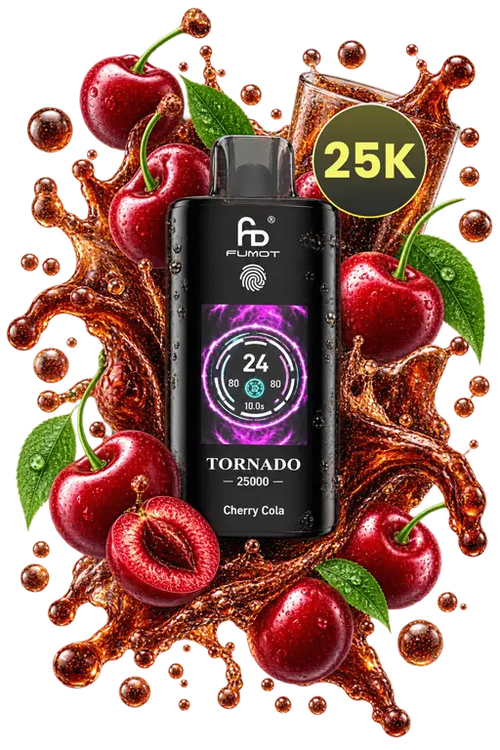 RandM Tornado 25000 Cherry Cola Vape mit Kirschen und Cola