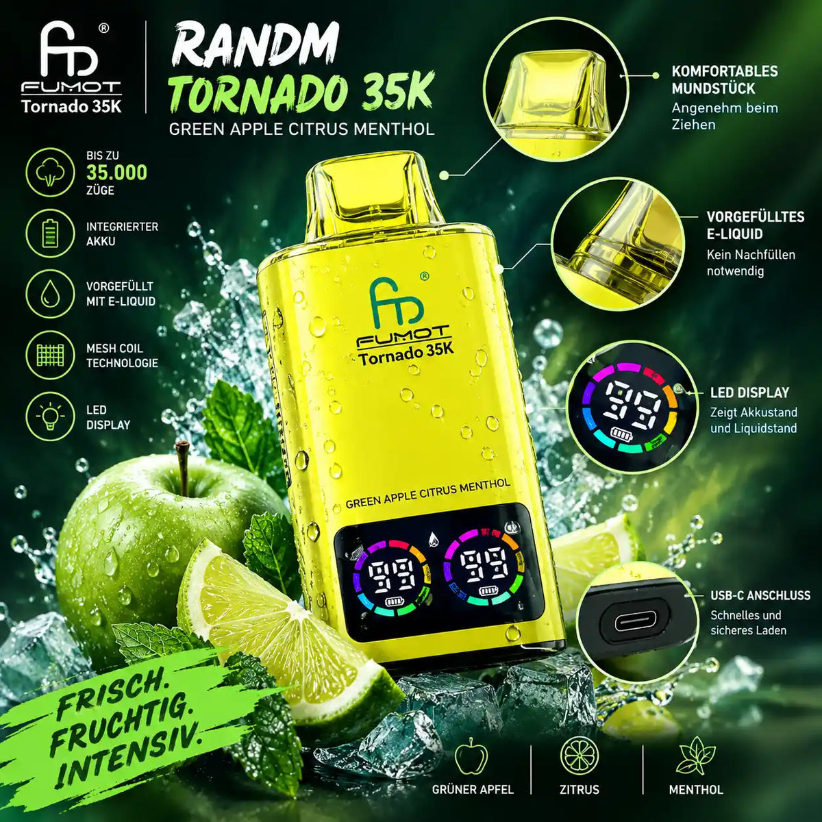 RandM Tornado 35000 – Produktdetails und 35K Modellreihe