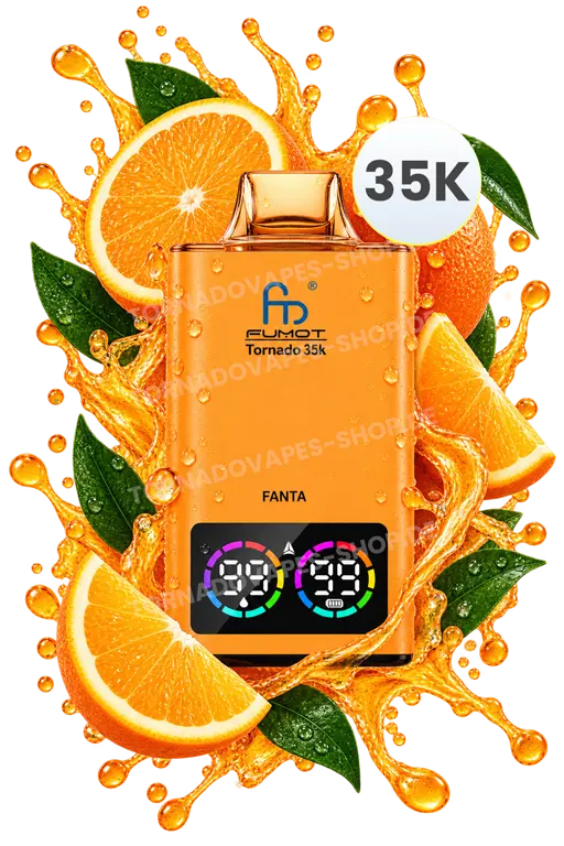 RandM Tornado 35000 Fanta Vape – 35K Modell mit Fanta-Geschmack