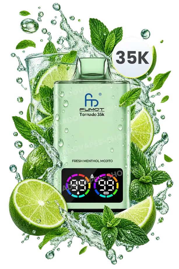 RandM Tornado 35000 Fresh Menthol Mojito – 35K Vape mit Limette und Minze