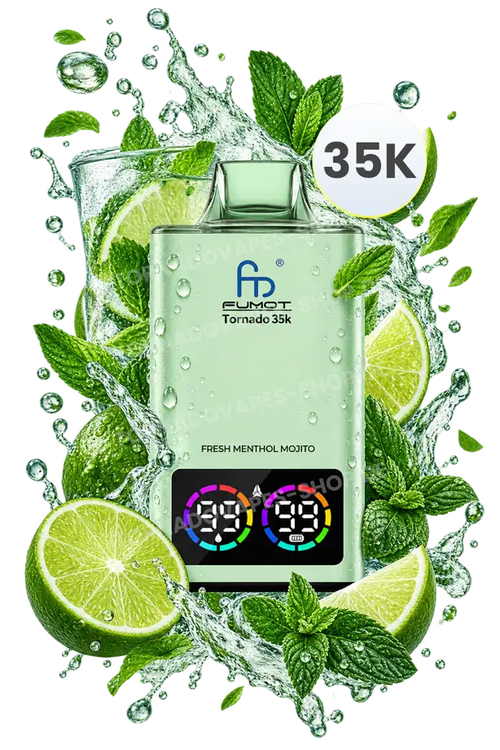 RandM Tornado 35000 Fresh Menthol Mojito – 35K Vape mit Limette und Minze