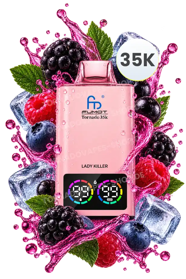 RandM Tornado 35000 Lady Killer – 35K Modell mit fruchtigem Beerenprofil