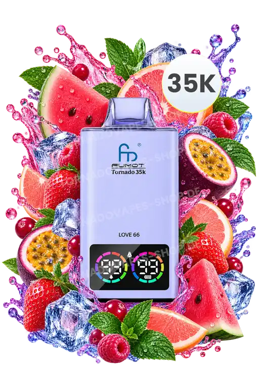 RandM Tornado 35000 Love 66 – 35K Modell mit fruchtigem Geschmacksprofil